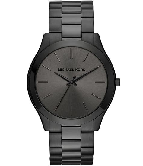 michael kors mk3199|michael kors slim runway black.